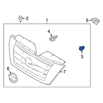 Nissan OE - Grille Retainer