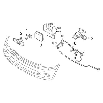 Nissan OE - Front Bumper & Grille - Electrical Components