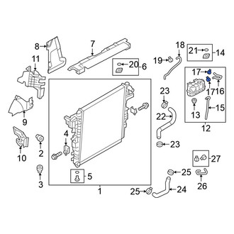 Nissan OE - Engine Coolant Reservoir Overflow Hose Clamp