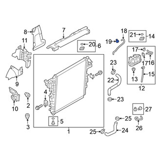 Nissan OE - Engine Coolant Reservoir Overflow Hose Clamp