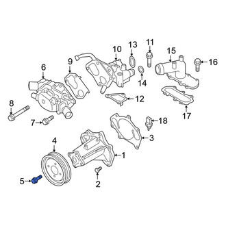 Nissan OE - Engine Water Pump Pulley Bolt