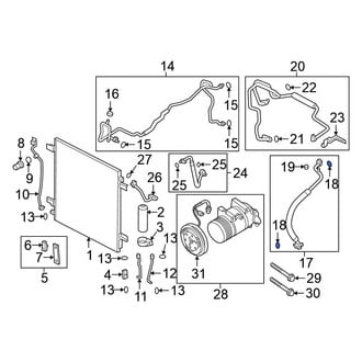 Nissan OE - A/C Refrigerant Line O-Ring