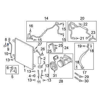 Nissan OE - A/C Refrigerant Line O-Ring