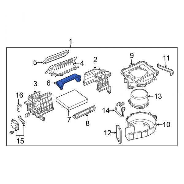 HVAC Mode Door