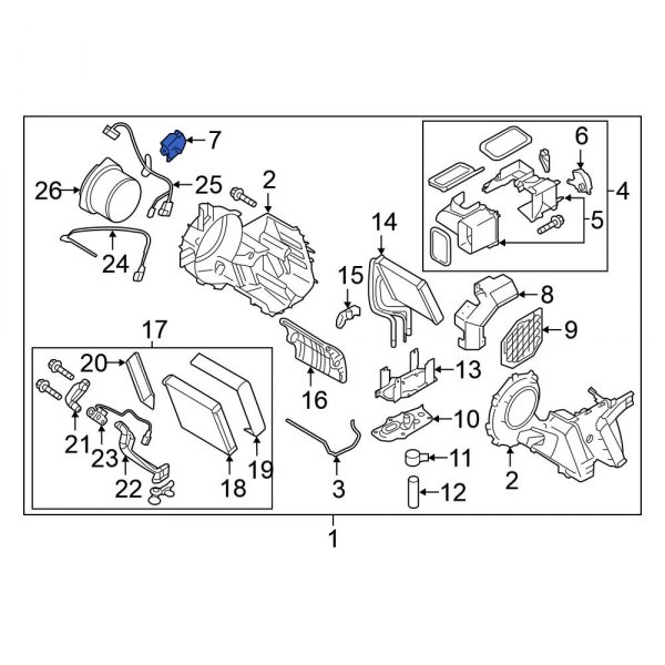 HVAC Blend Door Actuator