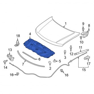 Nissan Armada Under Hood Insulations | Pads, Liners — CARiD.com