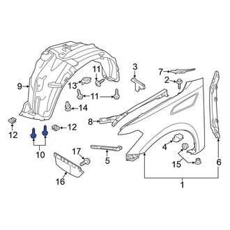 Nissan OE - Bumper Cover Bolt