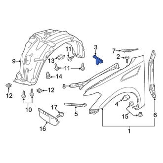 Nissan OE - Fender Spacer
