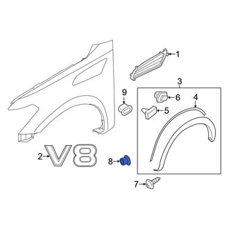 Nissan OE - Wheel Arch Molding Grommet