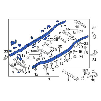 Nissan Armada Replacement Chassis Frames & Rails - CARiD.com