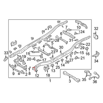 Nissan OE - Frame & Components (Frame & Crossmembers)