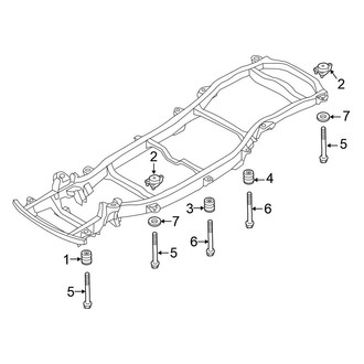 Nissan OE - Frame & Components (Body Mounts)