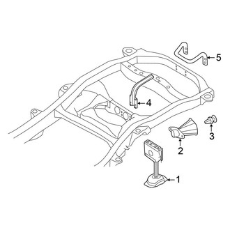 Nissan OE - Frame - Spare Tire Carrier