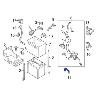 Nissan OE - Lower Battery Cable Bracket