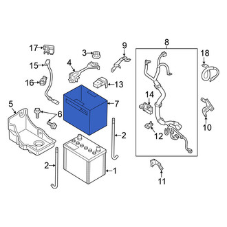 Nissan OE - Battery Cover