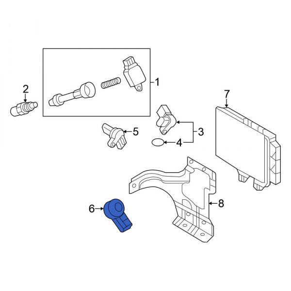 Ignition Knock (Detonation) Sensor