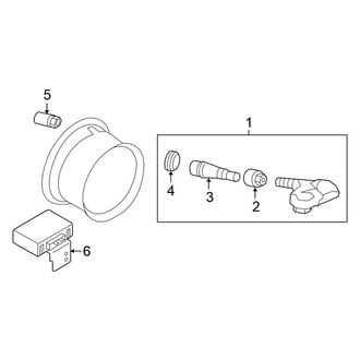 Nissan OE - Electrical - Tire Pressure Monitor Components (Platinum / SL / SV)