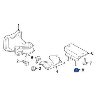 Nissan OE - Lower Suspension Shock Absorber Nut