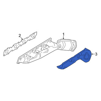 Nissan OE - Left Exhaust Manifold Heat Shield