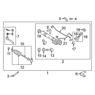 Nissan OE - Suspension Knuckle Nut
