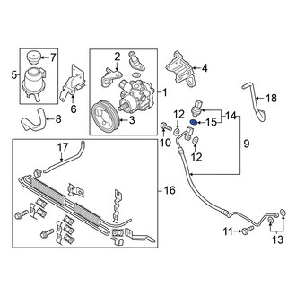 Nissan OE - Power Steering Pressure Sensor O-Ring