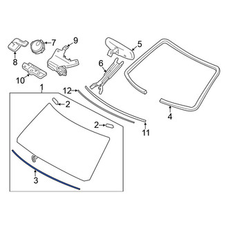 Nissan OE - Windshield Insulator