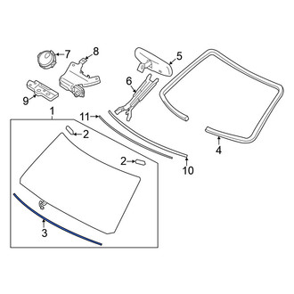 Nissan OE - Windshield Insulator