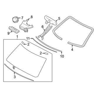 Nissan OE - Windshield - Glass
