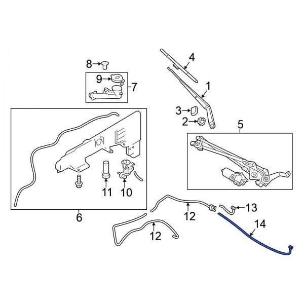 Windshield Washer Nozzle