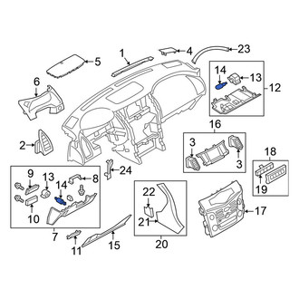 Nissan OE - Front Courtesy Light Bulb