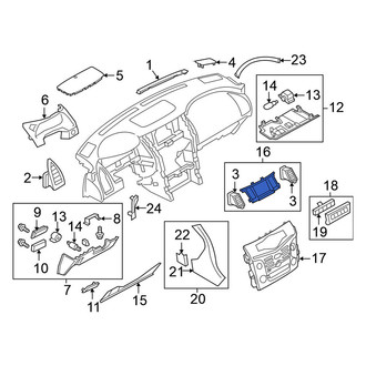 Nissan OE - Center Upper Instrument Panel Trim Panel