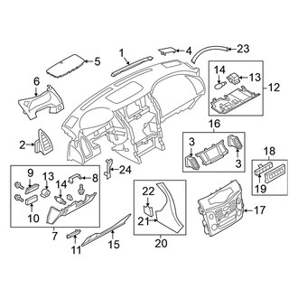 Nissan OE - Instrument Panel Components