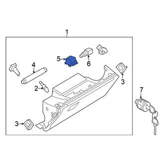 Nissan OE - Front Glove Box Light