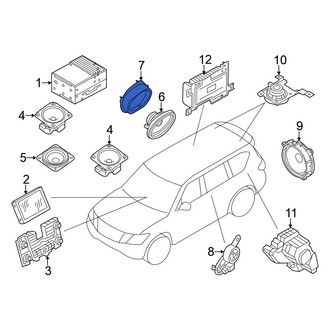 Nissan OE - Front Radio Speaker Bracket
