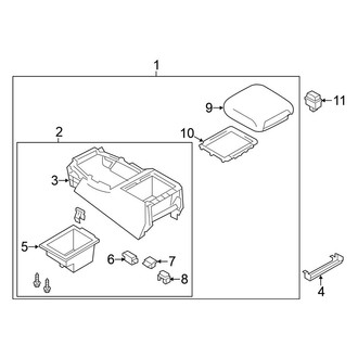 Nissan OE - Center Console (Console & Components)