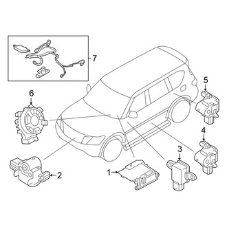 Nissan OE - Restraint Systems - Air Bag Components (Modules & Sensors)