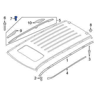 Nissan OE - Roof Luggage Carrier Side Rail Bolt