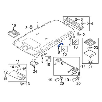 Nissan OE - Center Left Interior Grab Bar
