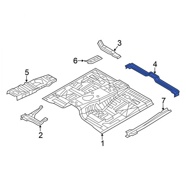 Floor Pan Crossmember