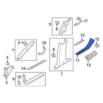 Nissan OE - Rear Left Door Sill Plate