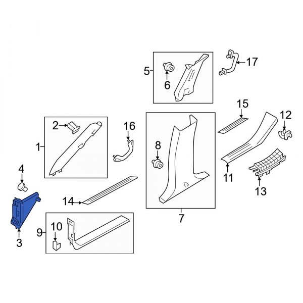 Kick Panel Trim