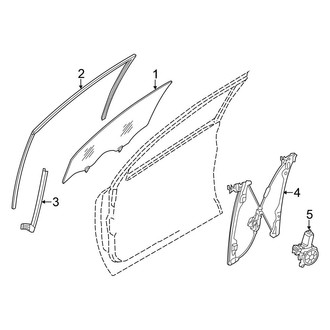 Nissan OE - Front Door - Glass & Hardware