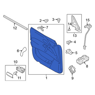 Nissan OE - Front Left Inner Door Interior Trim Panel