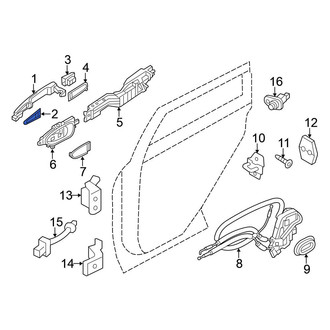 Nissan OE - Exterior Door Handle Gasket