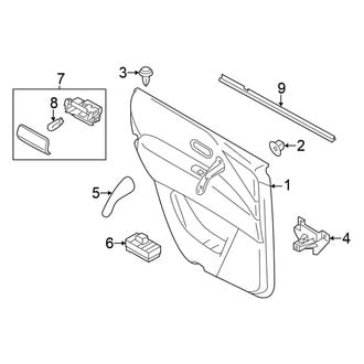 Nissan OE - Rear Door - Interior Trim