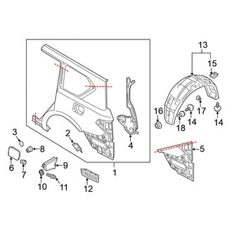 Nissan OE - Quarter Panel & Components