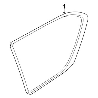 Nissan OE - Quarter Panel - Glass