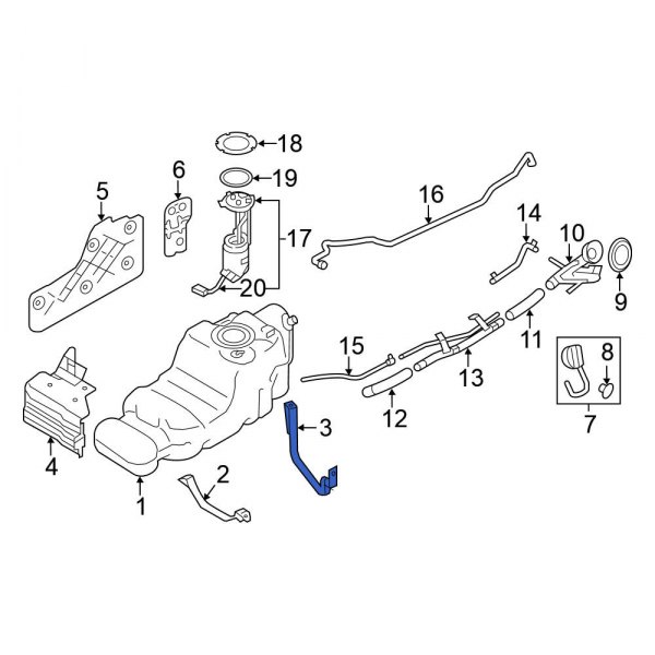 Fuel Tank Strap