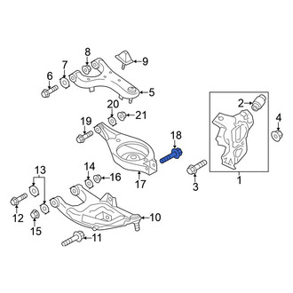 Nissan OE - Suspension Shock Absorber Bolt