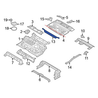 Nissan OE - Seat Frame Mounting Base